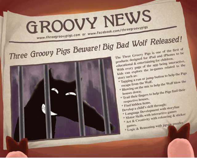 The Three Groovy Pigs will fascinate your kids with its interactive animation, amusing characters, giving it a refreshing twist to an old classic