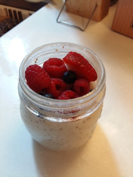 Overnight Oats with Fruit 1
