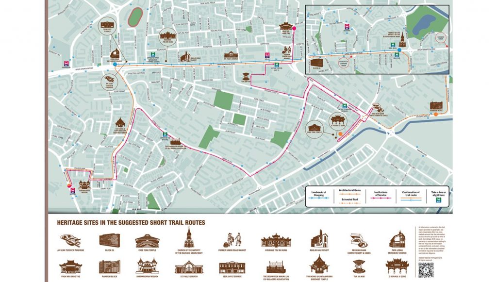 Hougang Heritage Trail Maps and Suggested Routes