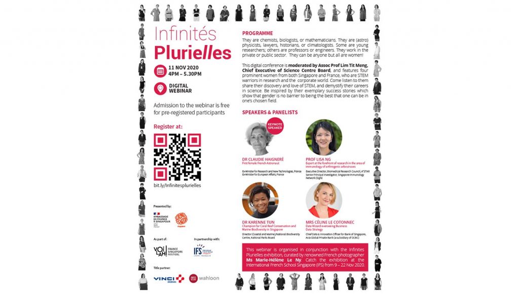 poster of one of the science activities called Infinités Plurielles