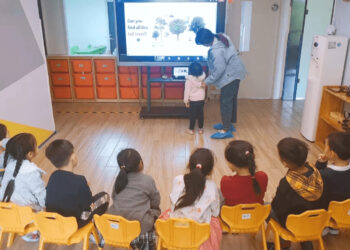 Josiah Montessori students in dual classrooms