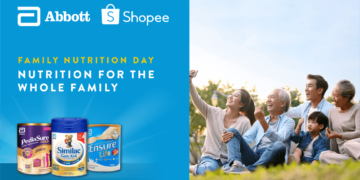 abbott and shopee poster for family nutrition day