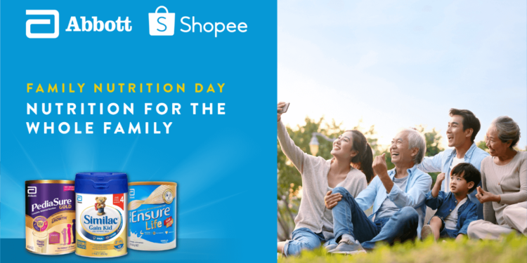 abbott and shopee poster for family nutrition day