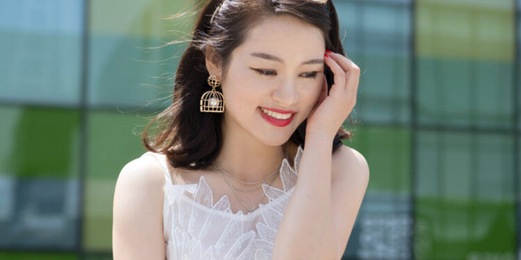 woman with skincare for sensitive skin